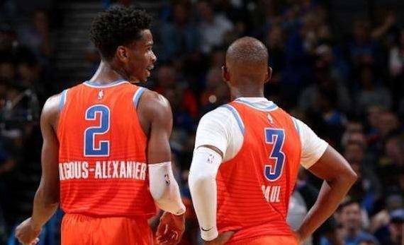  亚历山大30+10雷霆屠公牛  